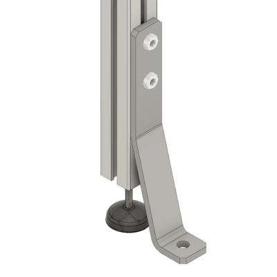 34-270-1 MODULAR SOLUTIONS SUPPORT ANGLE<br>ANGLE BRKT FLOOR FASTENING 270MM